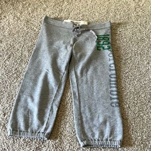 Abercrombie sweatpant capris size medium